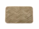 Ver imagem 1 de Tapete para Banheiro Conforto Antiderrapante 38x58cm - Bege