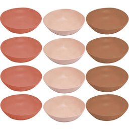 12 Bowls Bambu Plástico 12x4cm Organic Lyor Sortido Cumbuca Pequena para Frutas - 1