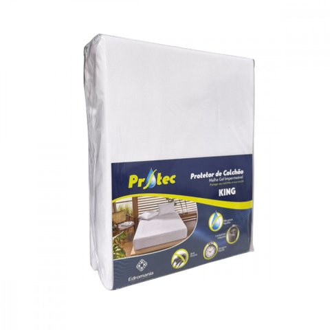 Protetor de Colchão King Impermeável Malha Gel 193x203x40 Edromania