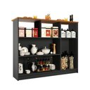 Ver imagem 7 de Bancada Gourmet 120cm 3 Portas com Nichos Hera Fidelitá Chumbo