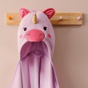 Ver imagem 1 de Toalha Capuz Unicorn Algodão 90x80cm - A\baby Toalha Capuz Unicorn Algodão 90x80 - A\baby