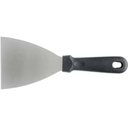 Ver imagem 4 de 5 Espátulas Raspadora Inox Preta 23x10cm Chapa Lanche Cozinha Profissional