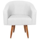 Ver imagem 2 de Poltrona Decorativa Sala de Estar Recepção Luiza Pés Palito Suede - Doce Sonho Móveis POLTRONAS POLT