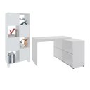 Ver imagem 1 de Jogo Armário e Escrvaininha Halle Branco