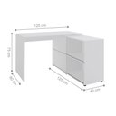 Ver imagem 3 de Jogo Armário e Escrvaininha Halle Branco