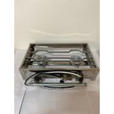 Ver imagem 3 de FOGÃO INOX INDUSTRIAL DUAS BOCAS COM CHAPA ALTA PRESSÃO GÁS