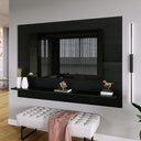 Ver imagem 6 de Painel Columbia 01 Prateleira P e Tv Ate 50 Pol. Preto