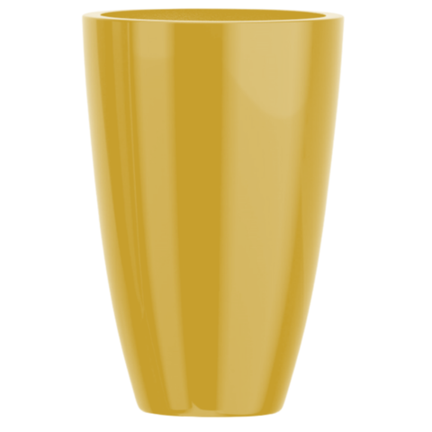 Vaso de Fibra de Vidro Roma m 70cm Decorativo Ouro