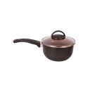 Ver imagem 4 de Panela Antiaderente 16 Cm com Tampa de Vidro – Preto e Cobre