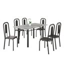 Ver imagem 2 de Conjunto Sala de Jantar com 6 Cadeiras Lívia Preto