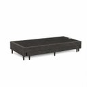 Ver imagem 5 de Base Cama Box Solteiro com Cama Auxiliar 0,96 Laura Vilajo: Suede Crush Cacau