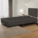 Ver imagem 1 de Base Cama Box Solteiro com Cama Auxiliar 0,96 Laura Vilajo: Suede Crush Cacau