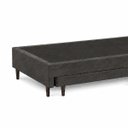 Ver imagem 6 de Base Cama Box Solteiro com Cama Auxiliar 0,96 Laura Vilajo: Suede Crush Cacau