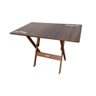 Mesa Dobrável 110x70 Madeira Jack Imbuia - Tarimatã - 1