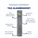 Ver mais imagens de Tela Soldada Tag Malha 5,0x5,0cm Fio 2,00mm Rl 15x1,5m