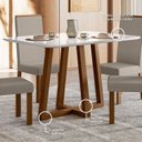 Ver imagem 5 de Mesa para Sala de Jantar Livia Largha