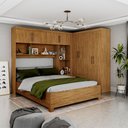 Ver imagem 2 de Guarda-roupa Casal Modulado 4 Portas Hercules 4 Portas 4 Gavetas com Cama Carioca Moveis