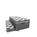Ver imagem 1 de Cama Box Solteiro com Auxiliar Espuma + Colchão Mola Ensacada Excelence 88x188