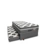 Cama Box Solteiro com Auxiliar Espuma + Colchão Mola Ensacada Excelence 88x188 - 1