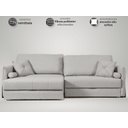 Ver imagem 3 de Sofá Orfeu 2,30m sem Caixa, Retrátil e Reclinável Linho Premium Cinza - Netsofas