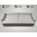 Ver imagem 6 de Sofá Orfeu 2,30m sem Caixa, Retrátil e Reclinável Linho Premium Cinza - Netsofas