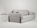 Ver imagem 4 de Sofá Orfeu 2,30m sem Caixa, Retrátil e Reclinável Linho Premium Cinza - Netsofas