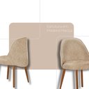 Ver imagem 6 de Sala de Jantar Mesa Florida 220cm Tampo Laqueado com Vidro e 8 Cadeiras Suiça