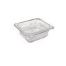 CONJ 12 CUBAS Gastronômicas Em POLICARBONATO GN 1/6X65 mm 1 Litro + 12 TAMPAS 1/6 Em POLI Com FLIP,  - 3