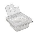 Ver imagem 1 de CONJ 12 CUBAS Gastronômicas Em POLICARBONATO GN 1/6X65 mm 1 Litro + 12 TAMPAS 1/6 Em POLI Com FLIP, 