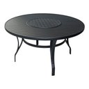 Ver imagem 1 de Mesa Giratória 1,50m Redonda Aluminio Pintura Eletrostática