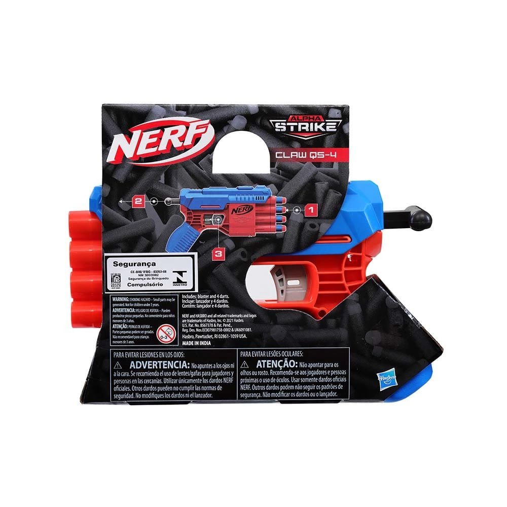 Lança Dardos Nerf Alpha Strike Claw - 3