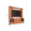 Ver imagem 4 de Home Rack Painel p/ TV 70 pol Caribe 180cm Cinamomo Permóbili