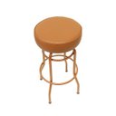Ver imagem 2 de Kit 3 Unidades Banqueta Altura 65cm Bar Giratória cor Cobre assento cobre Poltronas do Sul Banqueta