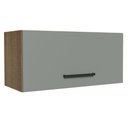 Ver imagem 1 de Armário de Cozinha Aéreo de Cozinha 70 cm 1 Porta Basculante Rustic/Cinza Agata Madesa