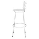 Ver imagem 4 de 2 Banquetas Alta Epoxi Branca Cristal:branco