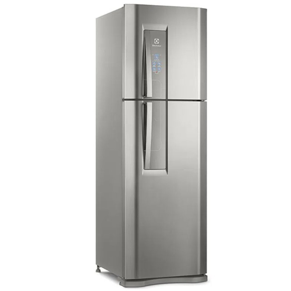 Geladeira/Refrigerador Top Freezer cor Inox 402L Electrolux Eletrolux ...