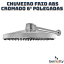 Ver imagem 5 de Chuveiro Frio para Piscina Cascata Abs Cromado 6 Polegadas Médio