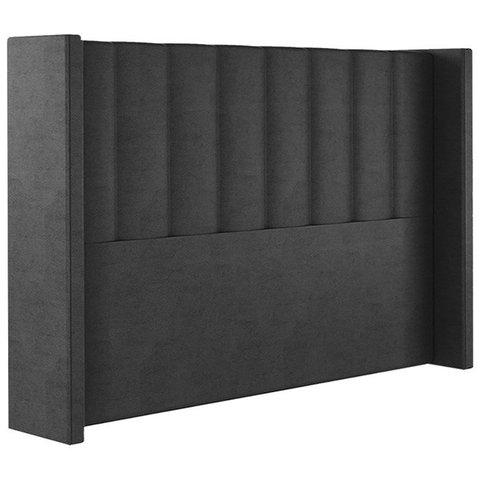 Cabeceira Queen 158 cm Barcell Veludo Preto Soon