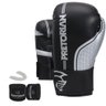 Kit Luva de Boxe-muay Thai Pretorian First Fx1 Preto-prata Tamanho 12oz - 1