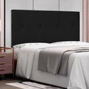 Ver imagem 2 de Painel de Cama 160cm Ancona Corano Preto - Lucadi Home