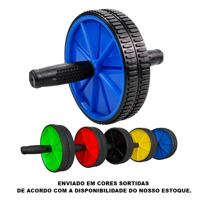 Roda para Exercício Abdominal Lombar Fitness Academia - 12