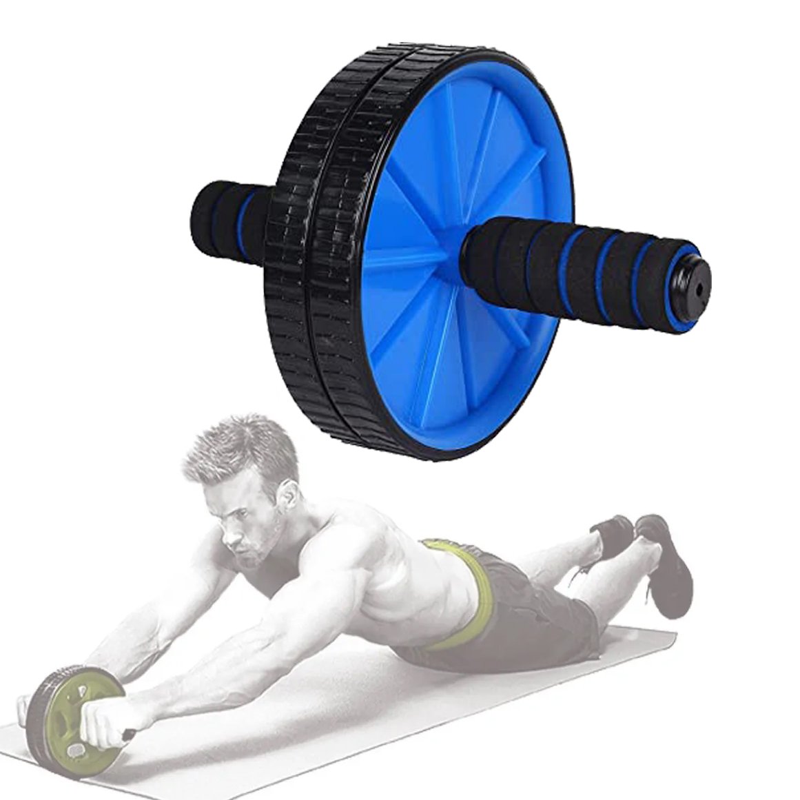 Roda para Exercício Abdominal Lombar Fitness Academia