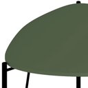 Ver imagem 5 de Mesa Lateral para Sala de Estar Baixa Pés Industrial Preto Alef I03 Musgo - Lyam Decor