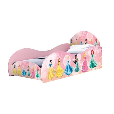 Cama Infantil Montessoriana Rosa em MDF com Colchão Incluso