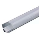Ver imagem 1 de Difusor Leitoso 2 M Perfil de Sobrepor Cantoneira para Fita LED