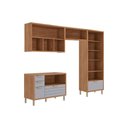 Ver imagem 4 de Kit Modulado 4 Peças Eloise CZ593 Cinamomo/Platina MGM