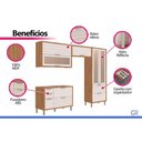 Ver imagem 5 de Kit Modulado 4 Peças Eloise CZ593 Cinamomo/Platina MGM
