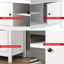 Ver imagem 6 de Rack Painel Ditália P/ Tv até 60 R-902 R-606 Cor:branco
