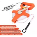Ver imagem 5 de Trena de Fita de Fibra de Vidro Aberta 50 Metros Laranja Black Bull