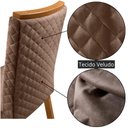 Ver imagem 3 de Mesa de Jantar Loren 90cm Tampo MDF Canto Reto Laminado com 4 Cadeiras Lira
